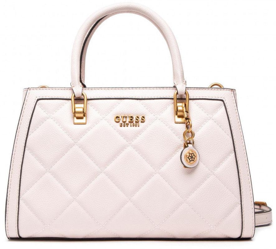 Guess Abey Shell Polyester Handbag for Women — Luxury Lined Designer Bag.